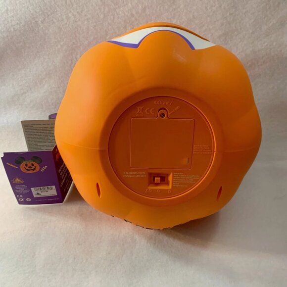 Disney Parks Mickey Mouse Light Up Musical Pumpkin Trick or Treat Bucket New - Picture 7 of 8